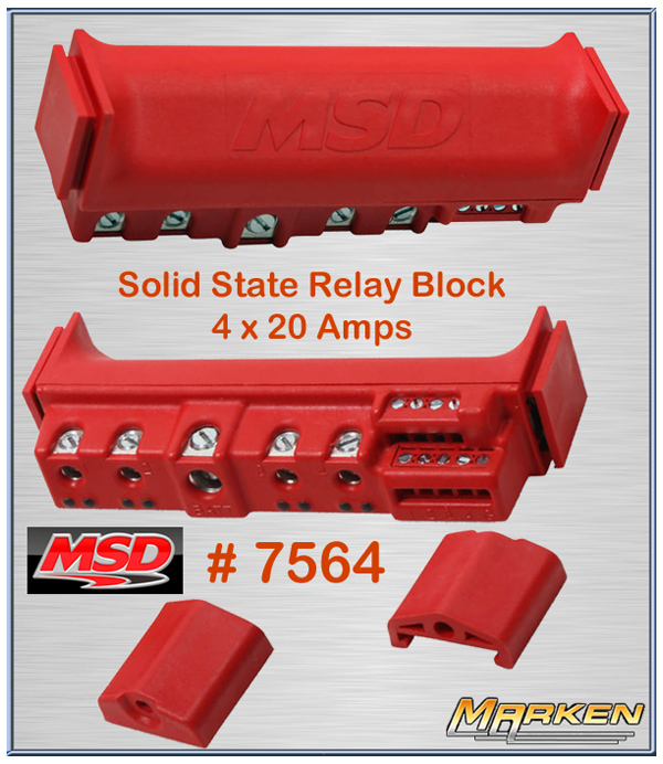 MSD 7564 Solid State 4 Channel Relay Block